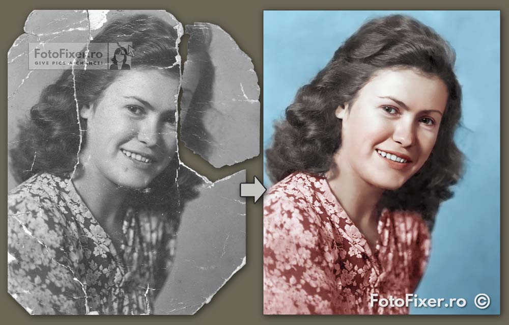 restaurare fotografii vechi exemple fotografie rupta - Restaurare fotografii vechi &#8211; exemple - FotoFixer
