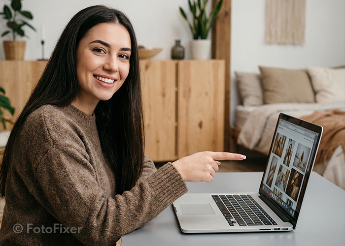 retușare poze online fotofixer