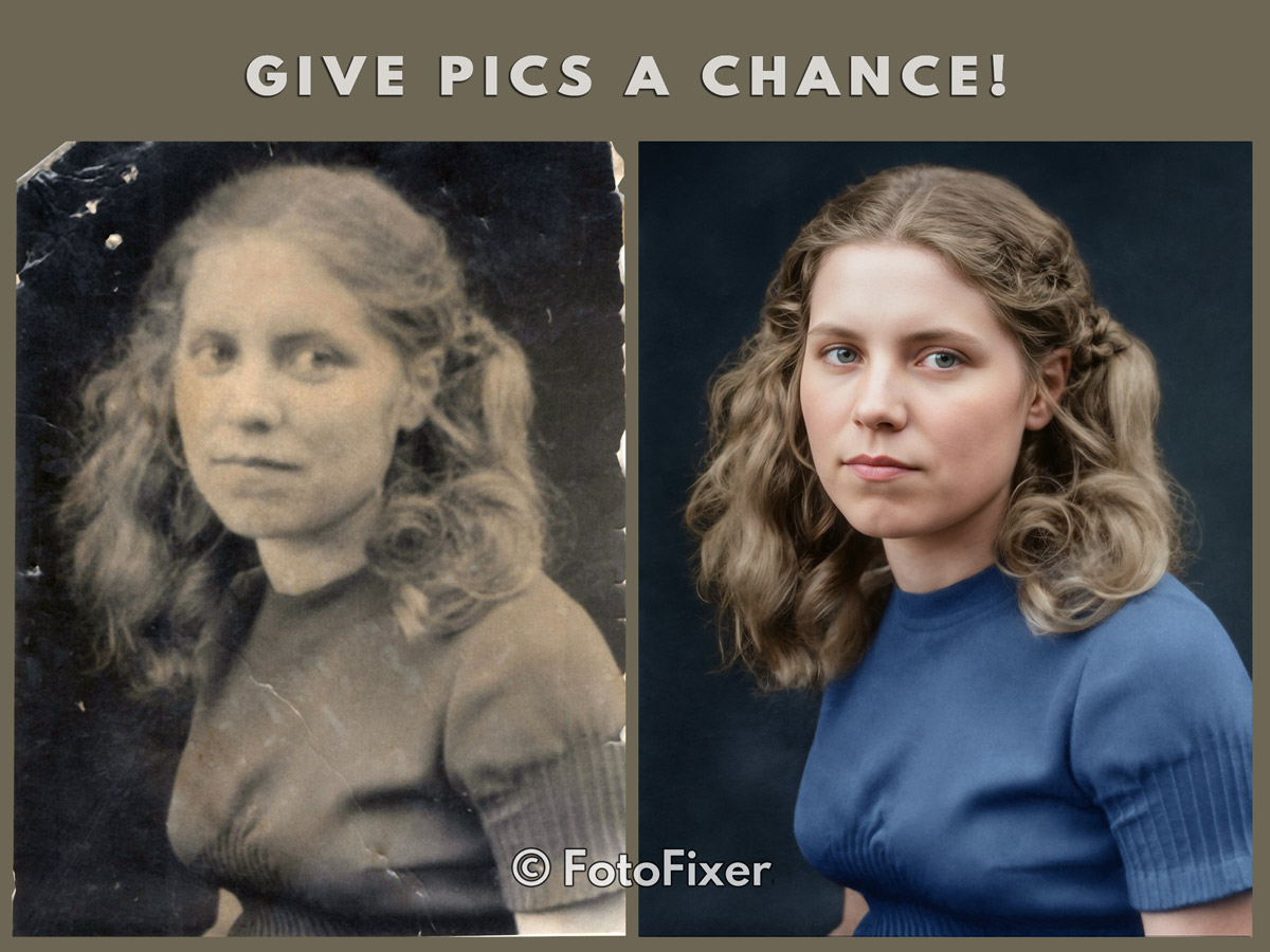 reconditionare fotografii vechi fotofixer media animare