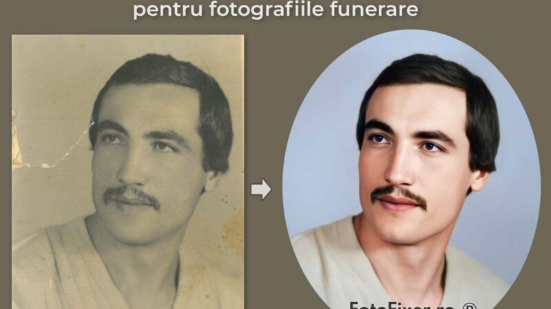 poze cruce fotoceramică funerară prelucrare editare