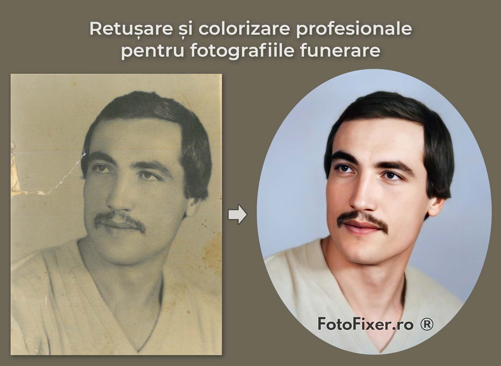 prelucrare poza cruce fotoceramica funerara 1 - Fotografii funerare, fotoceramica (poze cruce) - FotoFixer